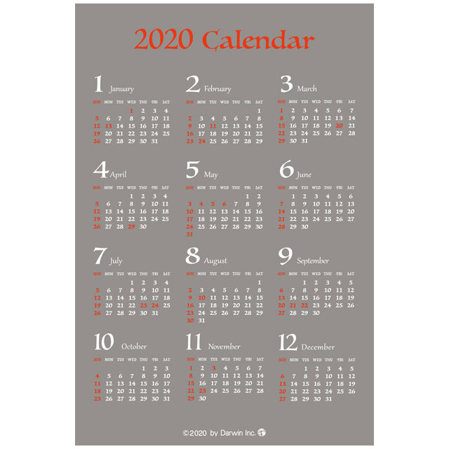 Card Calendar2020 B_1