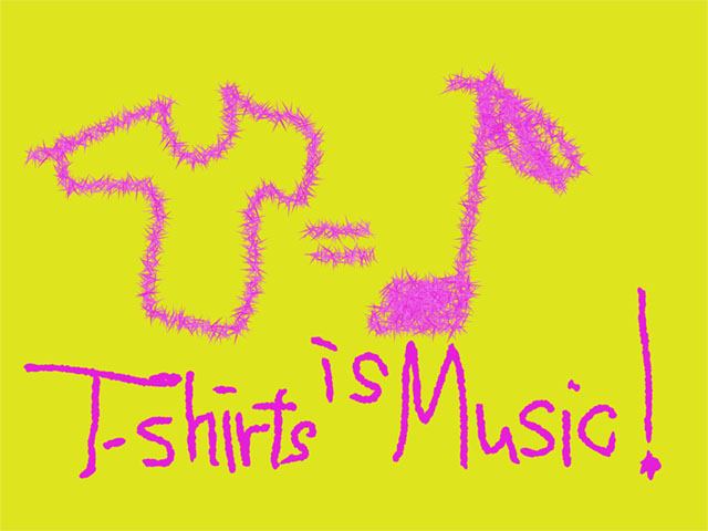 T-shirts is Music! 